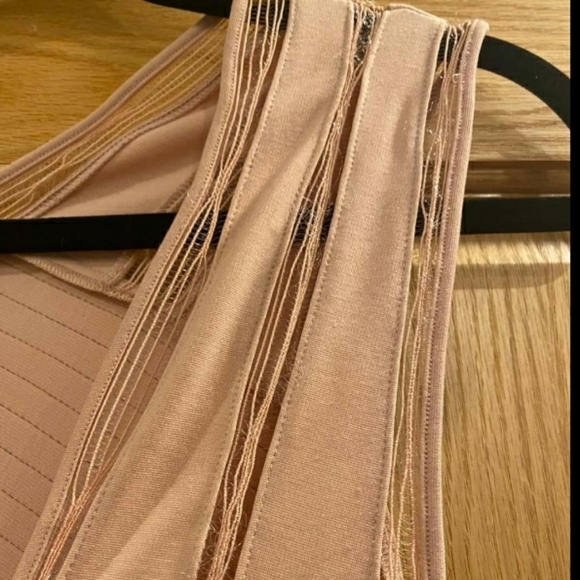 Tadashi Shoji  Pintuck Ruffled Illusion Tank Dress - Picture 9 of 16